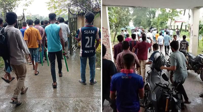 নোবিপ্রবিতে ছাত্রদলের ২ গ্রুপের সংঘর্ষে আহত অন্তত ৫