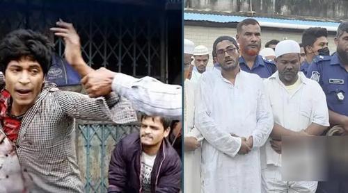 প্যারোলে মুক্তি পেয়ে মায়ের জানাজায় বিশ্বজিৎ হত্যা মামলার আসামি শাকিল