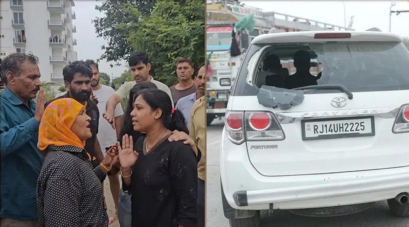 ককরোচ জনতা পার্টির নেতাদের ওপর হামলা