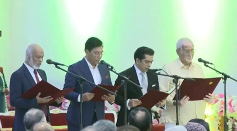 শপথ নিলেন চার মন্ত্রী ও দুই প্রতিমন্ত্রী