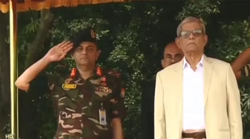 বঙ্গভবনে রাষ্ট্রপতি মির্জা ফখরুল ইসলাম আলমগীর, শুরু করেছেন দাপ্তরিক কাজ