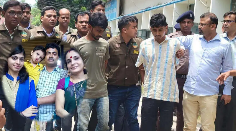 রংপুরে একই পরিবারের চারজনকে হত্যা: আদালতে দায় স্বীকার দুই আসামির