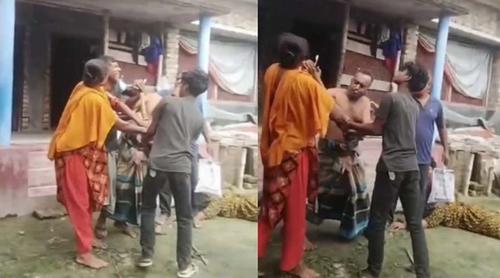 উঠানে বাবার মরদেহ রেখে সংঘর্ষে জড়ালেন দুই ভাই, দাফন করলেন এলাকাবাসী