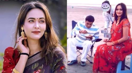 অহনাকে নায়িকা বানাতে বাসায় গিয়েছিলেন মান্না!