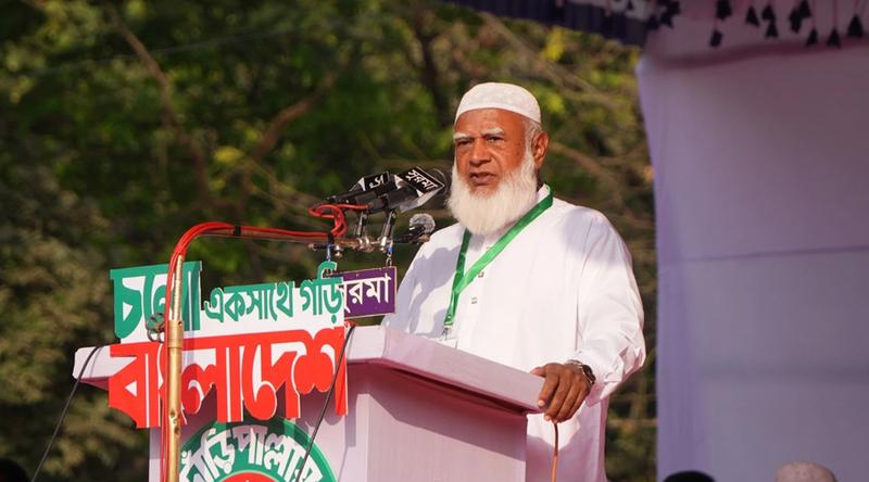 বাড্ডায় ১১ দলীয় নির্বাচনী ঐক্য জোটের জনসভা শুরু