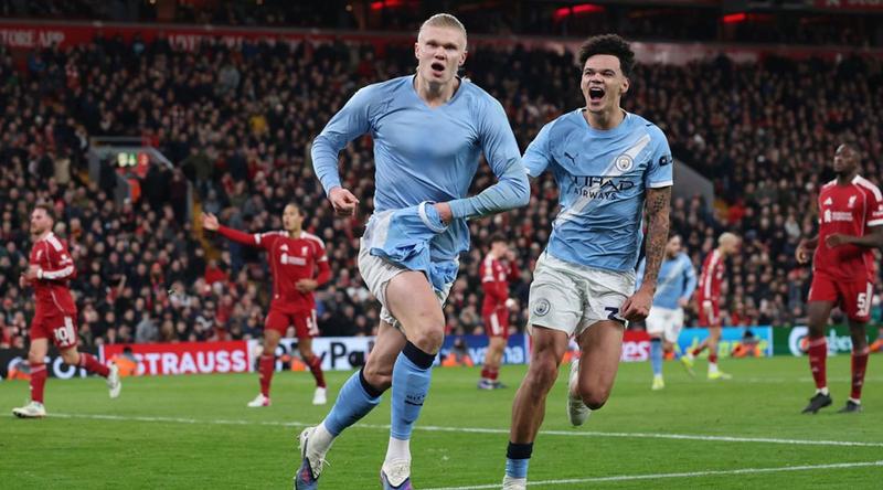 লিভারপুলের বিপক্ষে নাটকীয় জয় ম্যানসিটির