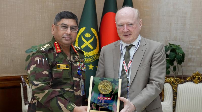 সেনাপ্রধানের সাথে জার্মান রাষ্ট্রদূতের সৌজন্য সাক্ষাৎ