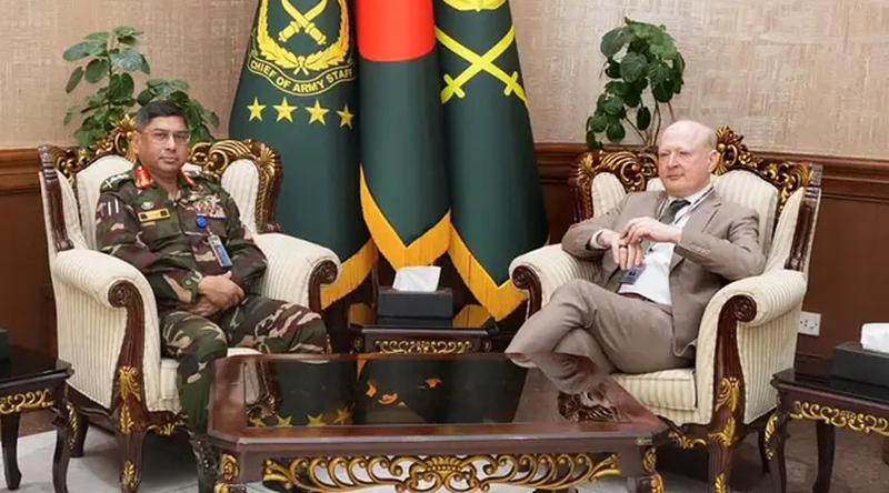 সেনাপ্রধানের সঙ্গে জার্মান রাষ্ট্রদূতের সৌজন্য সাক্ষাৎ