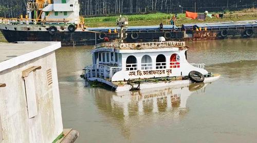 ভৈরব নদে ডুবে গেল কয়লা বোঝাই কার্গো জাহাজ