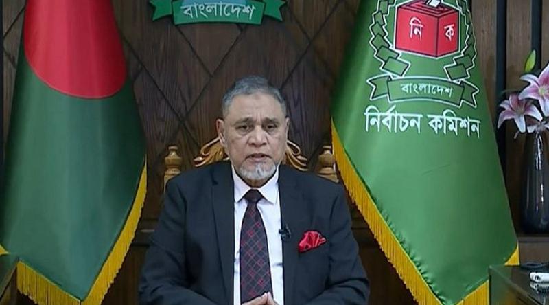 সন্ধ্যায় জাতির উদ্দেশে ভাষণ দেবেন সিইসি