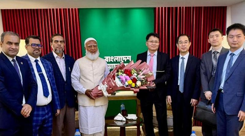 জামায়াত আমিরের সঙ্গে চাইনিজ নির্বাচন পর্যবেক্ষণ মিশনের প্রতিনিধিদলের সাক্ষাৎ