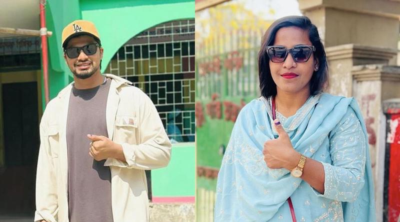 প্রথমবার ভোট দিলেন সোহান-আকবর-রুমানারা