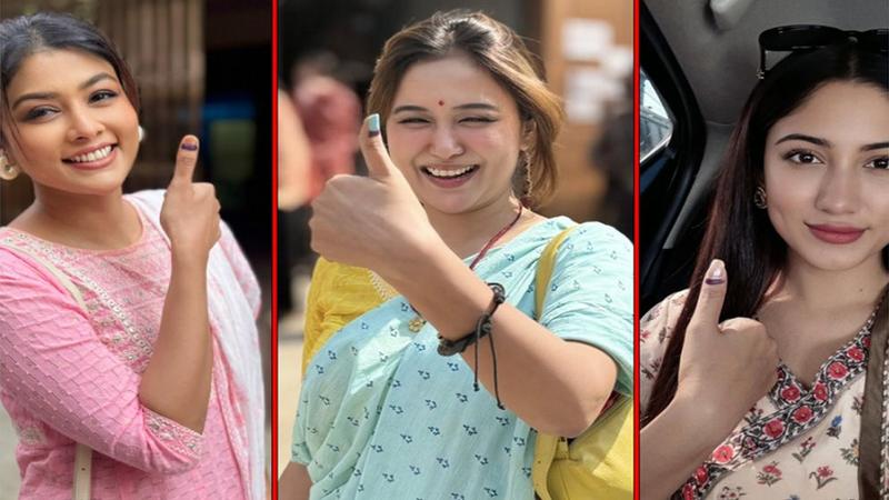 আঙুলে কালির দাগ, নির্বাচনের ছবির ট্রেন্ডে তারকারা