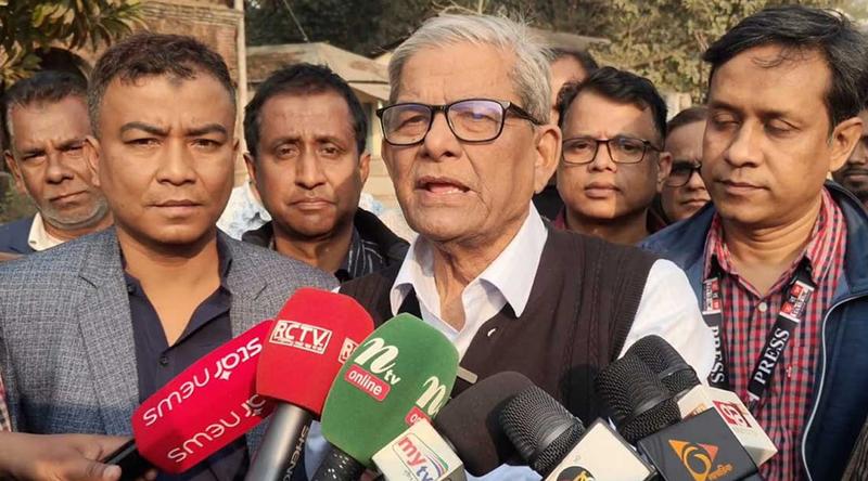 ঠাকুরগাঁও-১ আসনে বিশাল ভোটের ব্যবধানে মির্জা ফখরুলের জয়