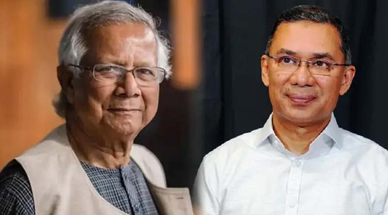 তারেক রহমানকে প্রধান উপদেষ্টার অভিনন্দন বার্তা