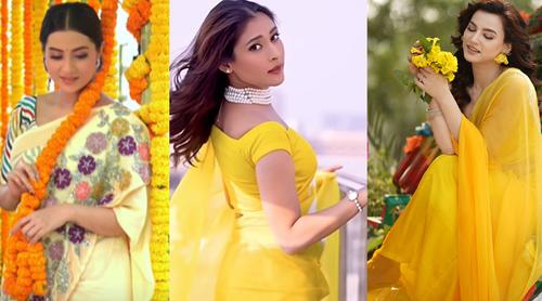 বসন্তের সাজে শোবিজ তারকারা