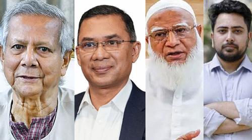 তারেক রহমান, শফিকুর রহমান ও নাহিদ ইসলামের সঙ্গে প্রধান উপদেষ্টার ফোনালাপ