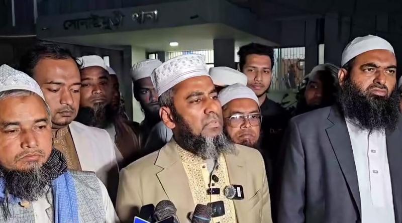 নোয়াখালী-১ আসনে পুনঃনির্বাচনের দাবিতে হাতপাখার প্রার্থীর সংবাদ সম্মেলন