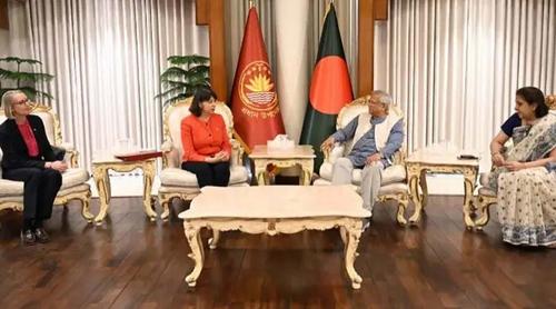 প্রধান উপদেষ্টার সঙ্গে সৌজন্য সাক্ষাৎ করেছেন যুক্তরাজ্যের আন্ডার সেক্রেটারি