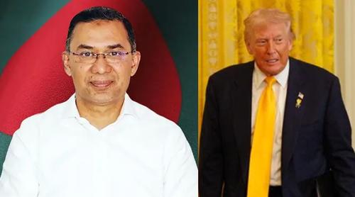 প্রধানমন্ত্রী তারেক রহমানকে অভিনন্দন জানিয়ে ডোনাল্ড ট্রাম্পের চিঠি