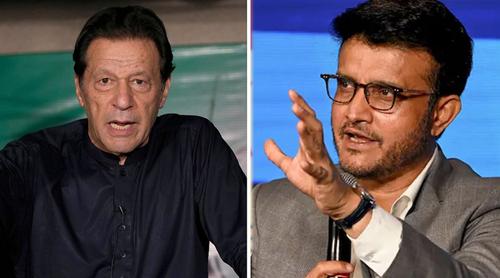 ইমরান খানের পাশে এবার সৌরভ গাঙ্গুলি