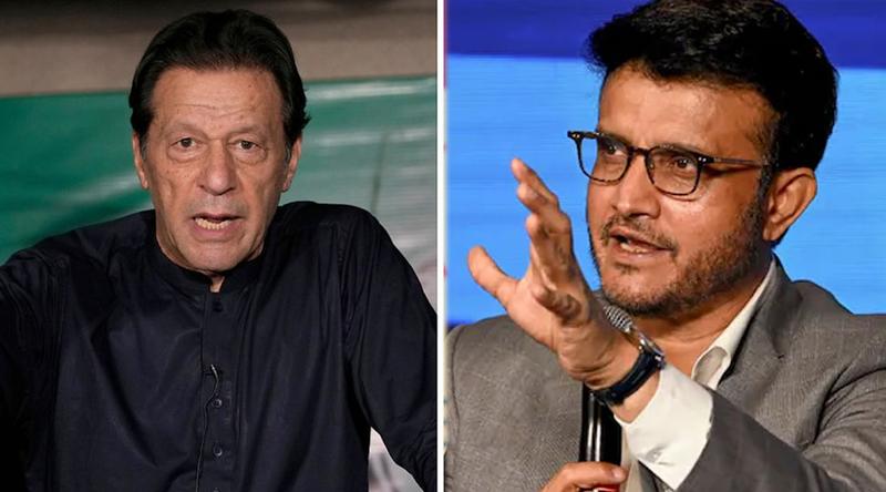 ইমরান খানের পাশে এবার সৌরভ গাঙ্গুলি