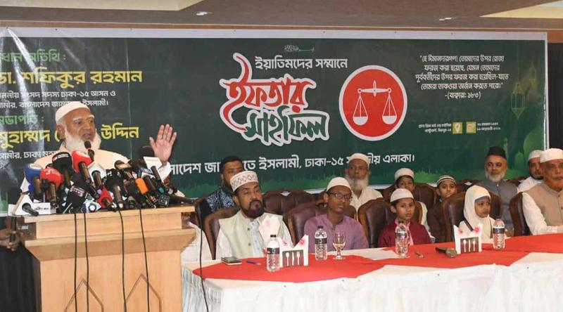 শুধুমাত্র দলীয় পরিচয়ের কারণে কেউ যেন জুলুমের শিকার না হয় : জামায়াত আমির