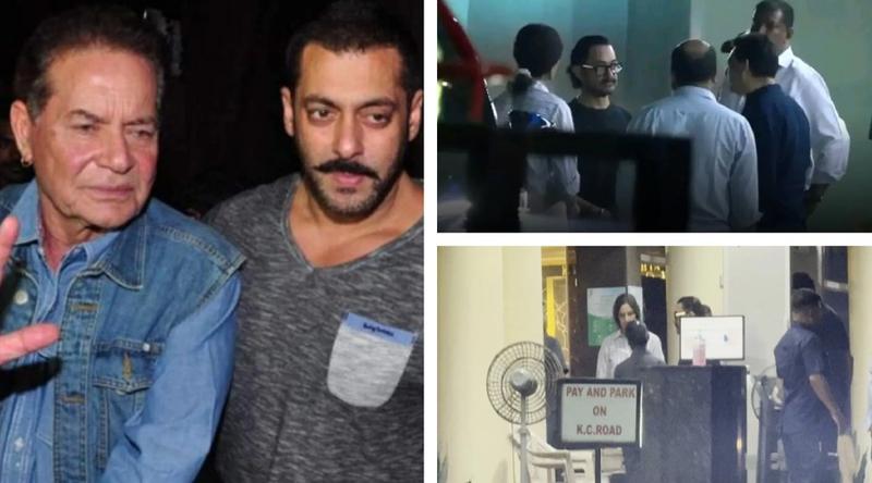 প্রেমিকাকে নিয়ে সেলিম খানকে দেখতে হাসপাতালে আমির খান