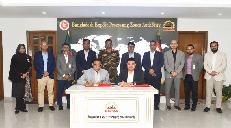 উত্তরা ইপিজেডে ২০ মিলিয়ন ডলার বিনিয়োগ করবে চীনা কোম্পানি