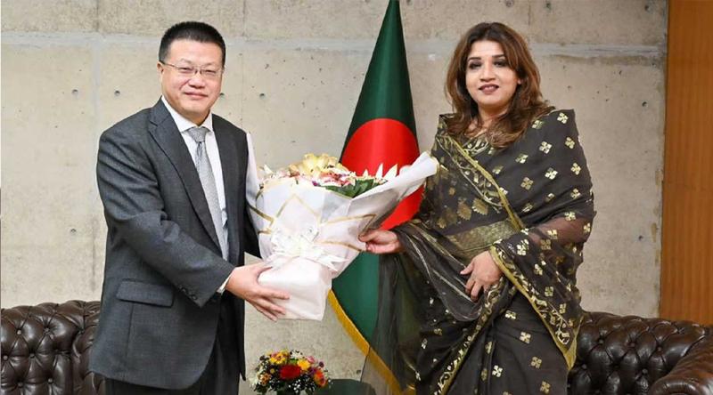 পররাষ্ট্র প্রতিমন্ত্রীর সঙ্গে চী‌না রাষ্ট্রদূতের সাক্ষাৎ