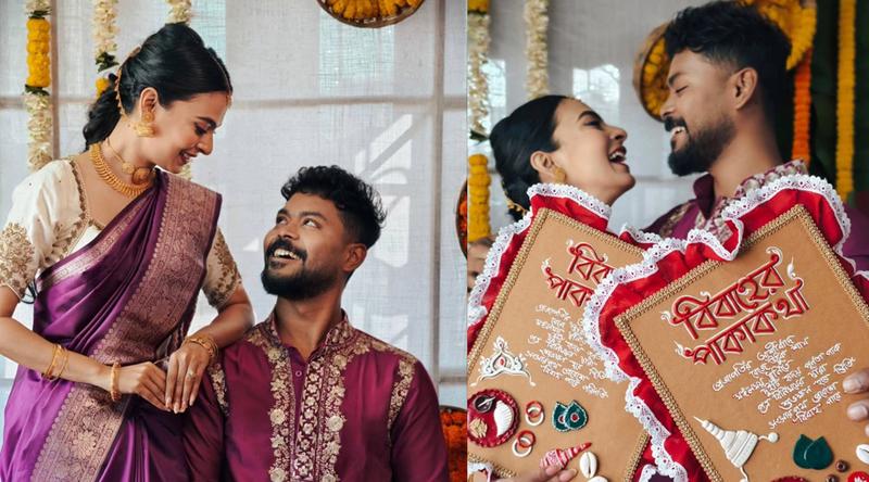 টলিপাড়ায় ঘরোয়া পরিবেশে সম্পন্ন স্বাগতা-দেবাশিসের বাগদান!