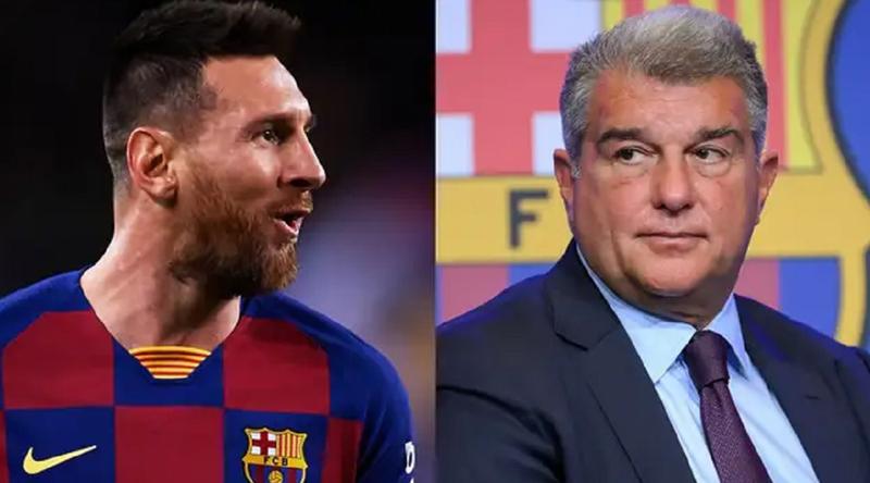 বার্সেলোনা থেকে মেসির বিদায় নিয়ে লাপোর্তার কড়া স্বীকারোক্তি