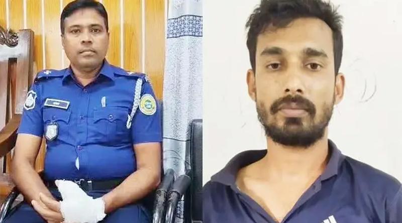 এসআইকে কামড়ে পালানোর চেষ্টা যুবকের