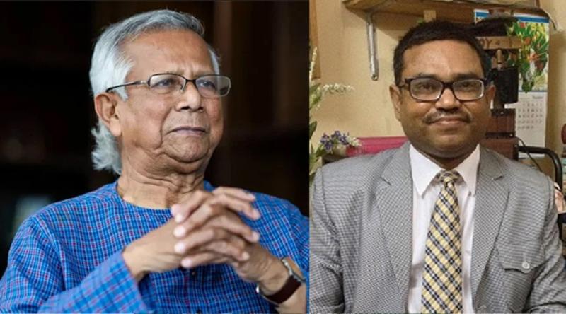 ৪ অপরাধে ড. ইউনূসের বিরুদ্ধে মামলা করার ঘোষণা ঢাবি শিক্ষকের