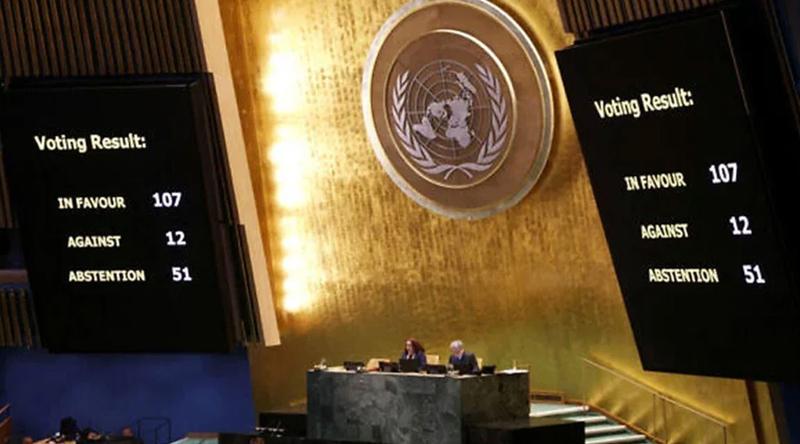 ইউক্রেনের পক্ষে জাতিসংঘের ভোটদানে বিরত যুক্তরাষ্ট্র