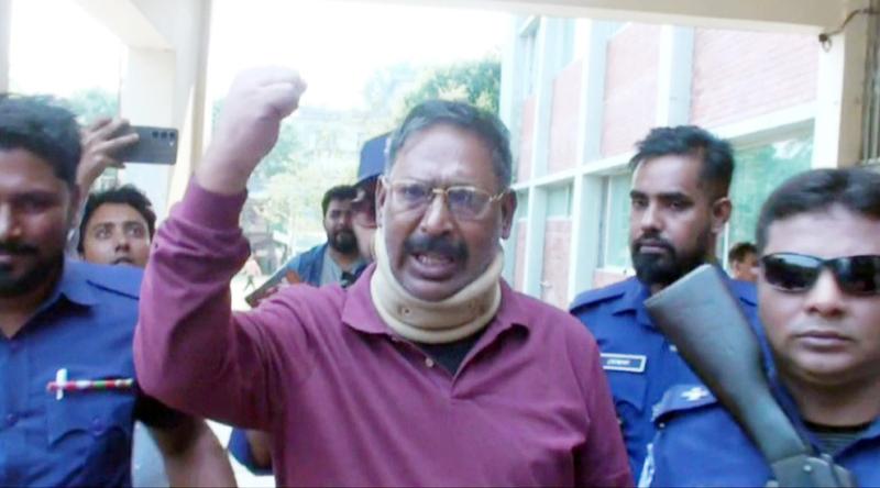 রাজধানী থেকে গ্রেপ্তার নাটোরের যুবলীগ নেতা কারাগারে