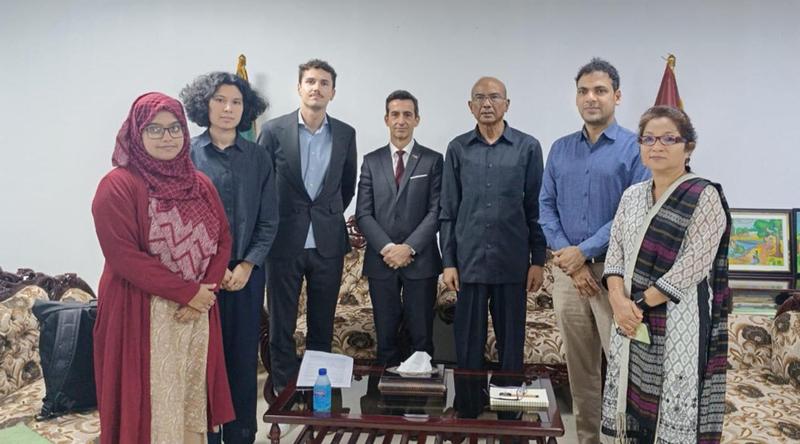 মানবাধিকার কমিশন চেয়ারপারসনের সঙ্গে ফ্রান্স দূতাবাস প্রতিনিধিদের সাক্ষাৎ