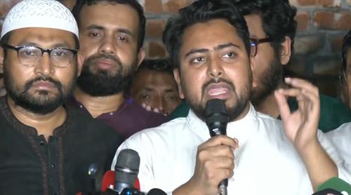 নিজ সংসদীয় আসনে হত্যার ঘটনায় নাহিদ ইসলামের প্রতিক্রিয়া