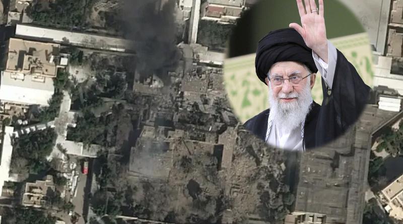 ইসরায়েলের হামলায় আয়াতুল্লাহ আলি খামেনির প্রাসাদ পুরোপুরি ধ্বংস