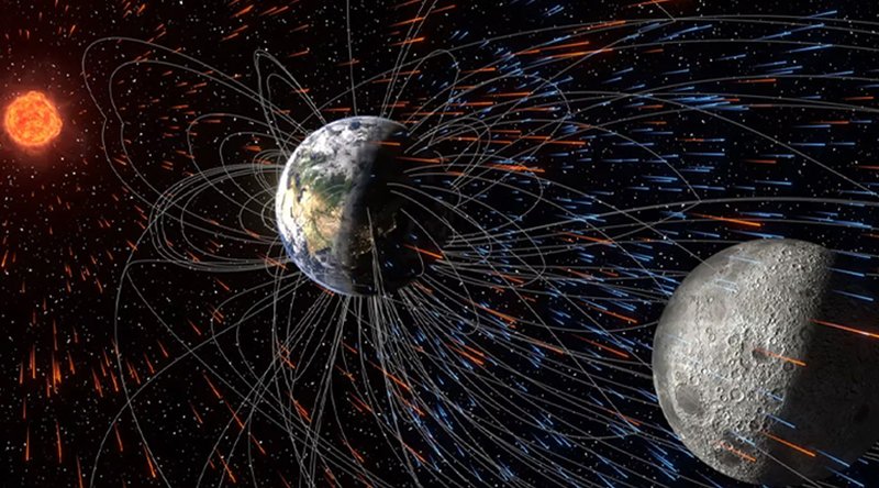 পৃথিবীর বায়ুমণ্ডলের কণা ‘গিলে’ নিচ্ছে চাঁদ