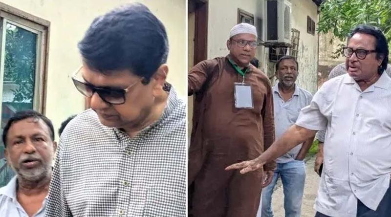 ভোট দিয়ে নীরবেই বেরিয়ে গেলেন দুই অভিনেতা