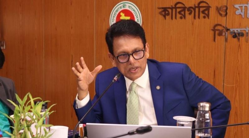 ডিসেম্বরে পরীক্ষা শেষে শিক্ষার্থীদের নতুন বই দিতে চায় সরকার: শিক্ষামন্ত্রী