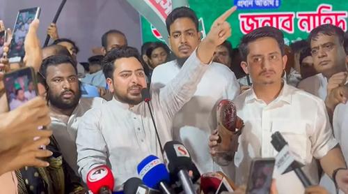 এই বোমা বিস্ফোরণ প্রশাসনের সহায়তায় হয়েছে : নাহিদ ইসলাম