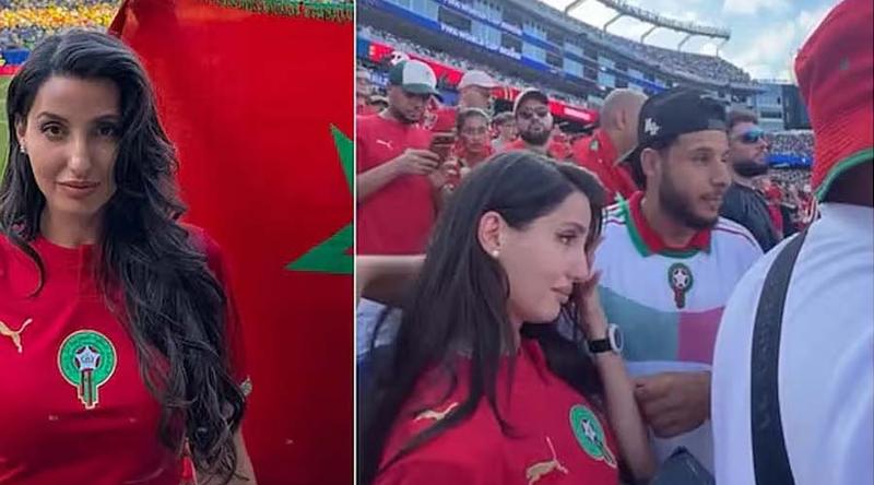 মরক্কোর বিদায়ে কান্নায় ভেঙে পড়েন নোরা ফাতেহি