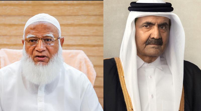 কাতারের সাবেক আমিরের মৃত্যুতে বিরোধীদলীয় নেতার শোক