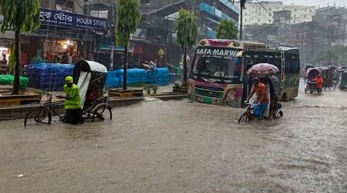২৪ ঘণ্টায় রাজধানীতে ৯৭ মিলিমিটার বৃষ্টিপাত রেকর্ড