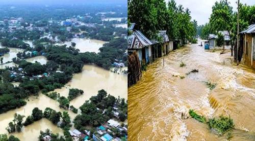 দেশে বন্যায় ৫১ জনের মৃত্যু, ৭ জেলায় পানিবন্দী লাখো পরিবার