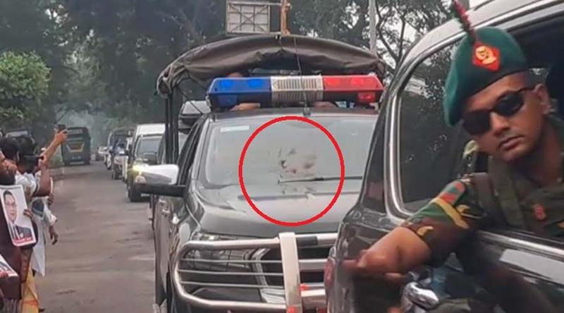 বরিশাল সফরকালে প্রধানমন্ত্রীর গাড়িবহরে ইট নিক্ষেপ, তদন্তে নেমেছে পুলিশ