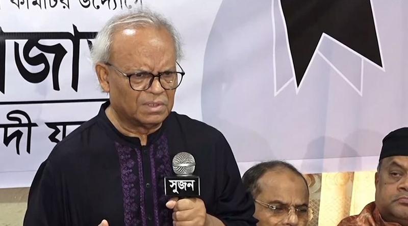 মোজাফফর হোসেনের আশ্রয়দাতা কারা, তা খতিয়ে দেখতে হবে: রিজভী