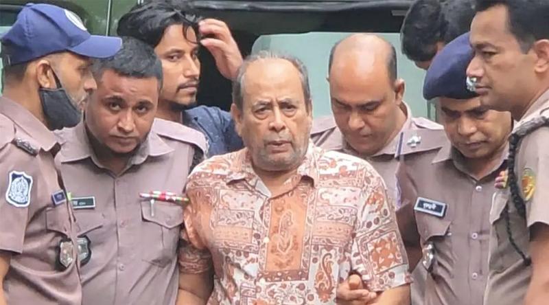 মানবতাবিরোধী অপরাধের অভিযোগে ট্রাইব্যুনালে হাজির মেজর (অব.) মোজাফফর